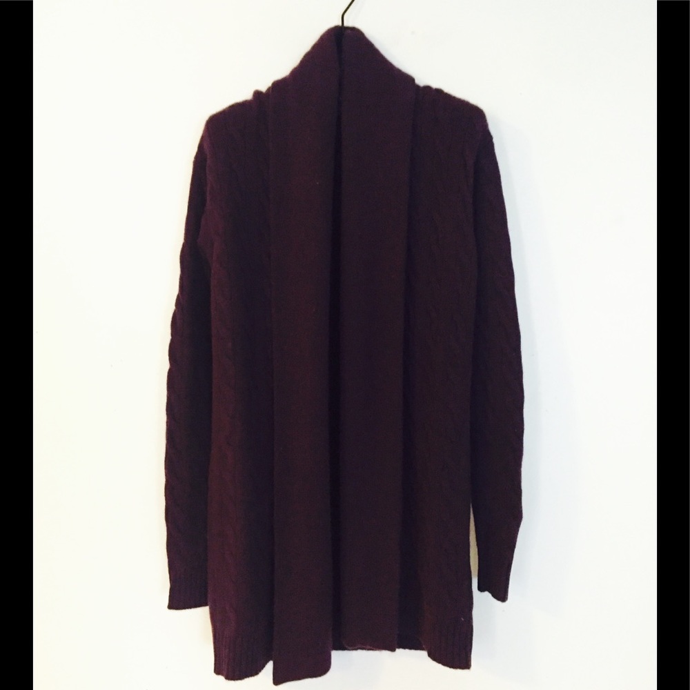 RLBL Cashmere Cable Knit Cardigan - Picture 2 of 12